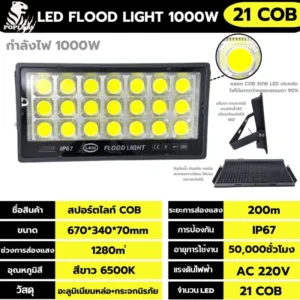 Flood Light COB 1000W