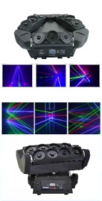 Nine LED Laser Light