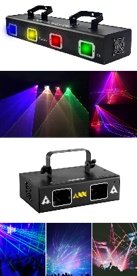 four head R & G LASER